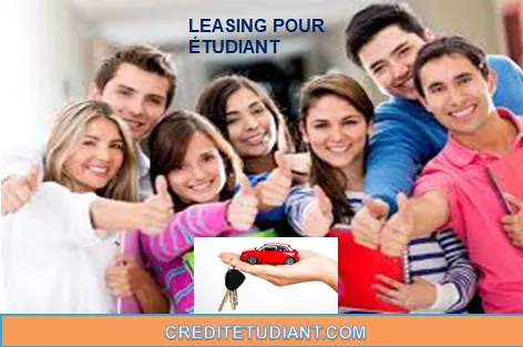 LEASING AUTO POUR ÉTUDIANT 2025